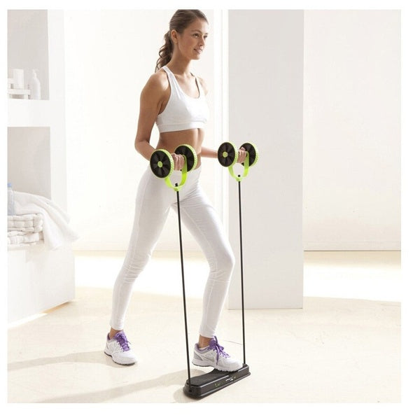 Revo Flex Home Fitness Equipment Double Wheel Ab Roller (Original : RF)